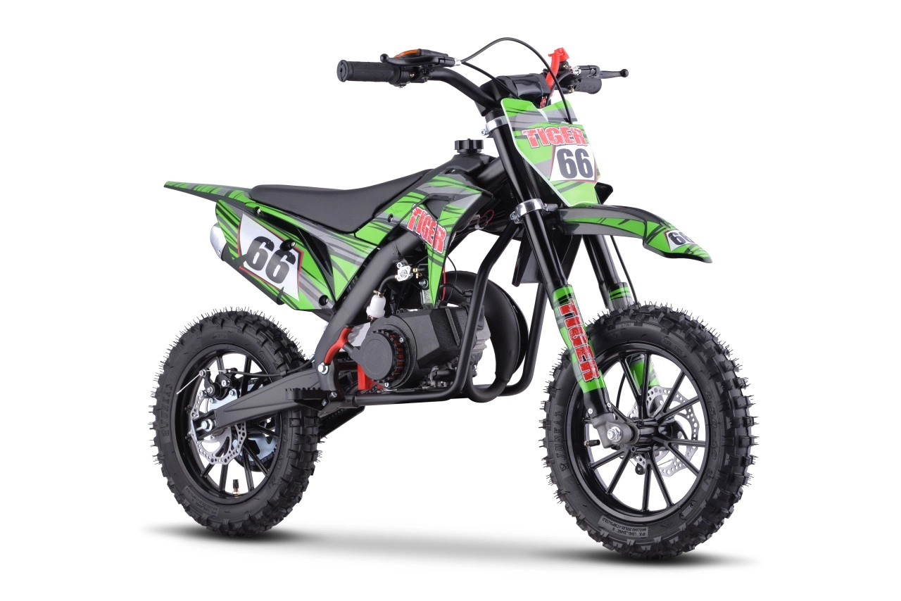 Otroški cross motor na bencin Tiger 49CC, zelen 1 Otroški cross motor na bencin Tiger 49CC, zelen - slika 1