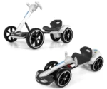 Otroški gokart na akumulator Bolt 2x35W 12V, bel - slika 7