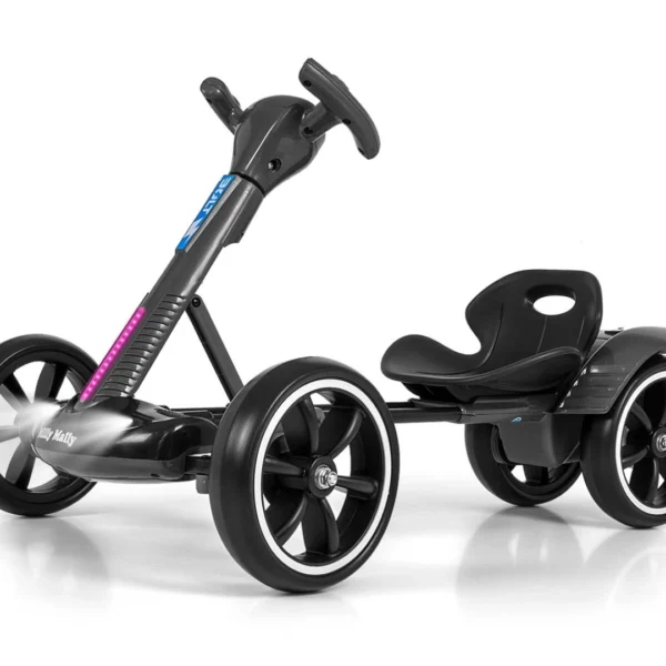 Otroški gokart na akumulator Bolt 2x35W 12V, črn