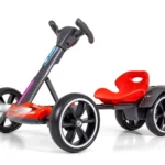 Otroški gokart na akumulator Bolt 2x35W 12V, rdeč