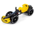 Otroški gokart na akumulator Bolt 2x35W 12V, rumen - slika 6