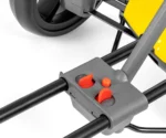 Otroški gokart na akumulator Bolt 2x35W 12V, rumen - slika 9