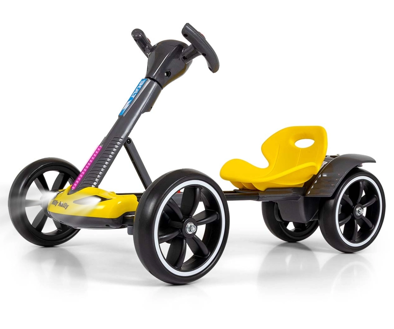 Otroški gokart na akumulator Bolt 2x35W 12V, rumen Otroški gokart na akumulator Bolt 2x35W 12V, rumen - slika 1