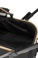 Voziček za psa ali mačko z ventilacijo Velo, črn - slika 3