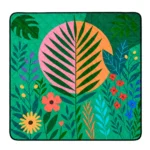Barvita piknik odeja 100 x 150 cm za plažo, vrt in kampiranje - slika 9