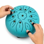 Glasbeni boben Steel Tongue Drum – 11 tonov za sprostitev, meditacijo in ustvarjanje glasbe - slika 4