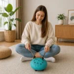 Glasbeni boben Steel Tongue Drum – 11 tonov za sprostitev, meditacijo in ustvarjanje glasbe - slika 5