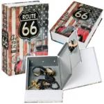 Knjiga sef Route 66 – skriti sef za denar, dokumente in nakit