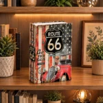 Knjiga sef Route 66 – skriti sef za denar, dokumente in nakit - slika 3