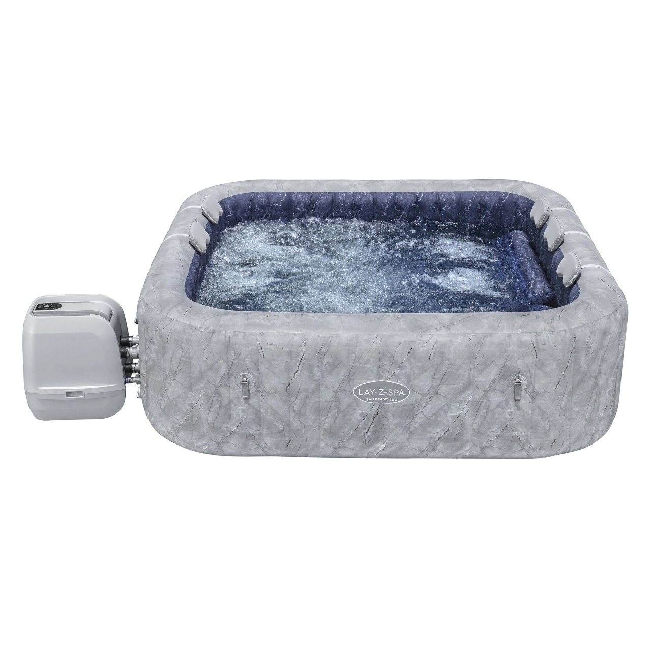 Masažni bazen (jacuzzi) Lay-Z-Spa San Francisco SMART HydroJet PRO Bestway 230 x 230 x 71 cm 12 Masažni bazen (jacuzzi) Lay-Z-Spa San Francisco SMART HydroJet PRO Bestway 230 x 230 x 71 cm - slika 1