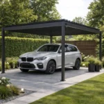 Moderna aluminijasta vrtna pergola za teraso in vrt 3x4x2,3m, ročna - slika 5