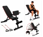 Nastavljiva fitnes klop z naslonom za biceps - slika 3