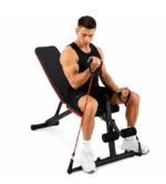 Nastavljiva fitnes klop z naslonom za biceps - slika 7