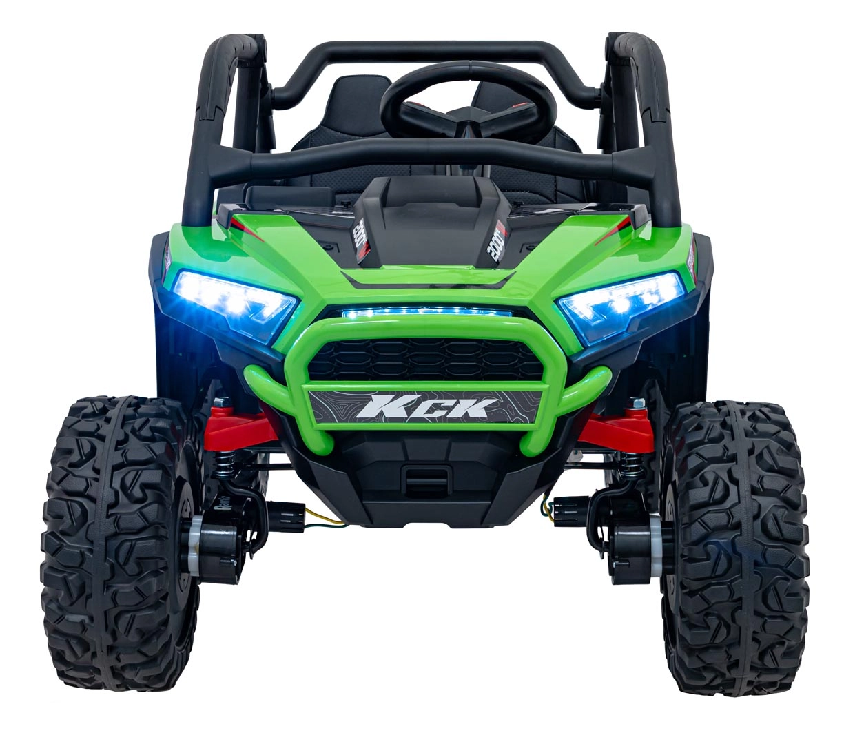 Otroški buggy na akumulator KCK 4x50W, zelen 3 Otroški buggy na akumulator KCK 4x50W, zelen - slika 1