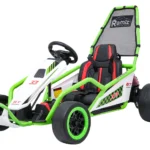 Otroški gokart na akumulator Tornado 2x150W 24V, zelen