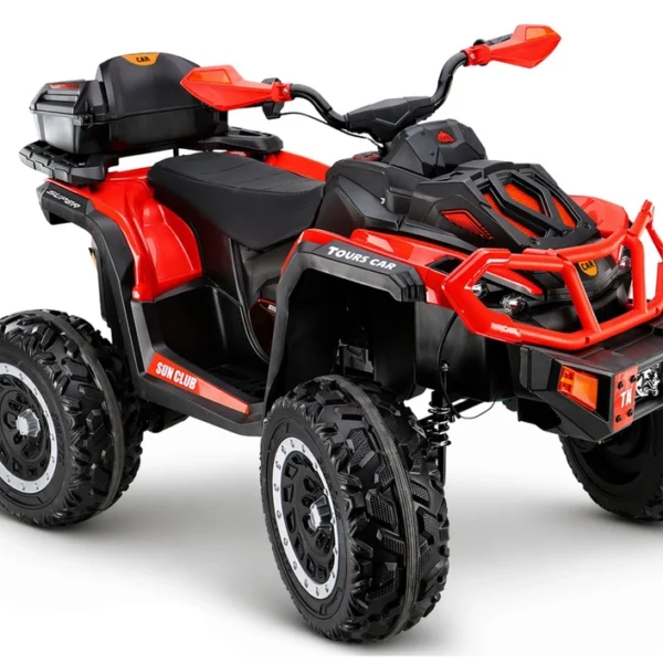 Otroški štirikolesnik na akumulator XW-08 4x45W 12V, rdeč