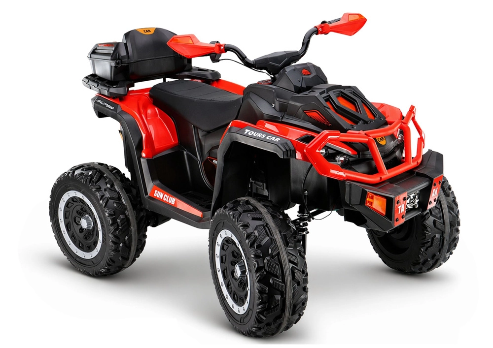 Otroški štirikolesnik na akumulator XW-08 4x45W 12V, rdeč Otroški štirikolesnik na akumulator XW-08 4x45W 12V, rdeč - slika 1
