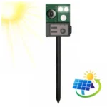 Solarni odganjalec živali s PIR senzorjem in LED osvetlitvijo - slika 2