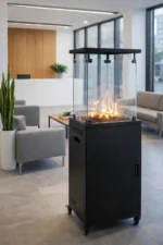 Zunanji plinski grelec 13 kW, kvadratni - slika 17