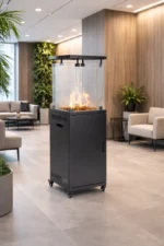 Zunanji plinski grelec 13 kW, kvadratni - slika 21
