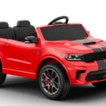 Otroški avto na akumulator Dodge Durango 2x35W 12V, rdeč