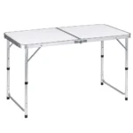 Zložljiva kamping miza v obliki kovčka z nastavljivo višino 120 x 60 cm - slika 3