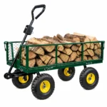 Zložljiv vrtni transportni voziček s prikolico do 200 kg - slika 11
