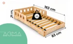 Otroška Montessori postelja ACMA MIKI H - slika 50