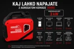 Inverterski bencinski agregat 3 kW - slika 9