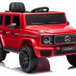 Otroški avto na akumulator Mercedes G-Class 2x45W 24V, rdeč