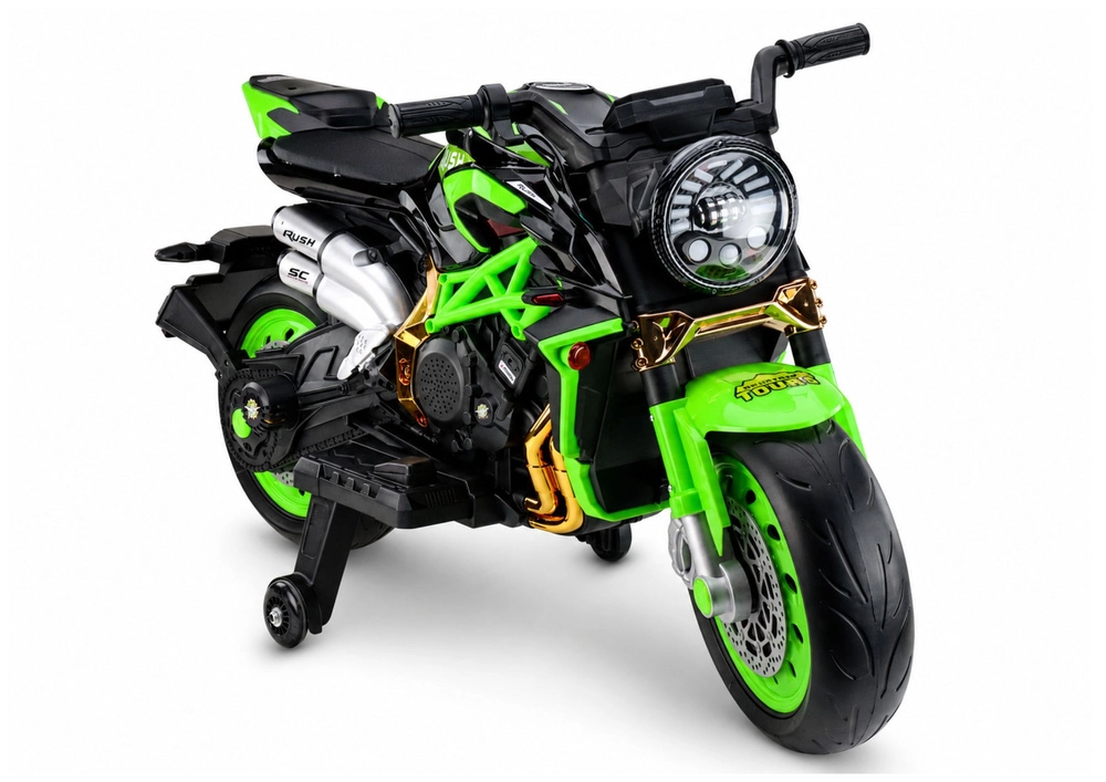 Otroški motor na akumulator XW-07 2x45W, zelen Otroški motor na akumulator XW-07 2x45W, zelen - slika 1