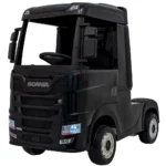 Otroški tovornjak na akumulator Scania R-Series 4x35W, črn
