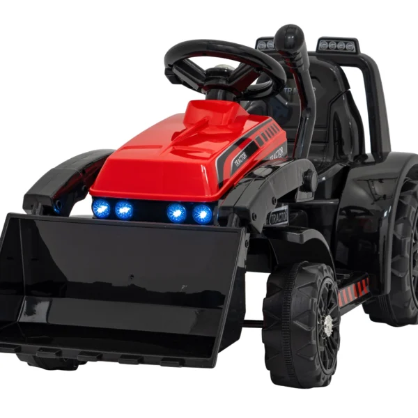 Otroški traktor bager na akumulator G320 1x25W 6V, rdeč