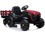 Otroški traktor na akumulator s prikolico BDM0925 2x45W, rdeč