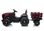 Otroški traktor na akumulator s prikolico BDM0925 2x45W, rdeč - slika 4