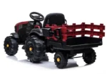 Otroški traktor na akumulator s prikolico BDM0925 2x45W, rdeč - slika 5