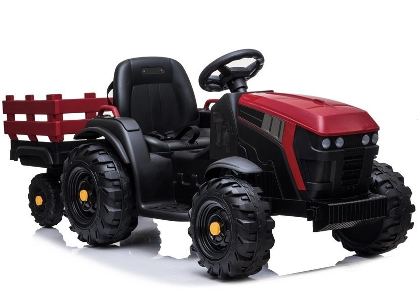 Otroški traktor na akumulator s prikolico BDM0925 2x45W, rdeč Otroški traktor na akumulator s prikolico BDM0925 2x45W, rdeč - slika 1