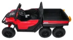 Otroško kmetijsko vozilo na akumulator Farmer Truck X-Power 4x200W, rdeč - slika 6