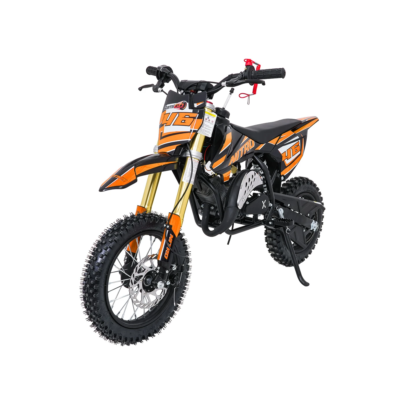 Oranžen Cross 60 1 Otroški cross motor na bencin 60 cc, oranžen - slika 1
