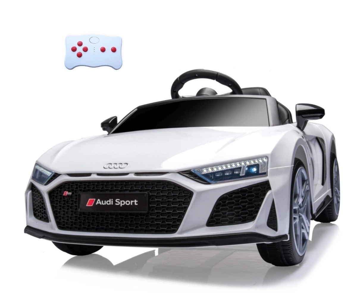Otroški avto na akumulator Audi R8 Spyder 2x30W, bel 1 Otroški avto na akumulator Audi R8 Spyder 2x30W, bel - slika 1