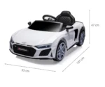 Otroški avto na akumulator Audi R8 Spyder 2x30W, bel - slika 14