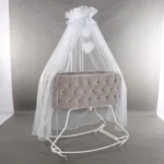 Zibelka Junama Glamour, siva - slika 7