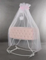 Zibelka Junama Glamour, roza - slika 7
