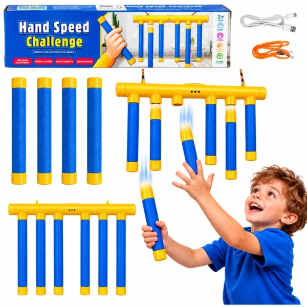 Interaktivna igra lovljenja padajočih palčk, Hand Speed Challenge