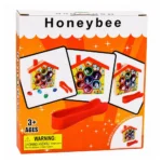Leseni izobraževalni čebelnjak s čebelicami in pinceto, Montessori igrača - slika 6