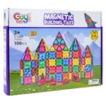 Magnetne konstrukcijske kocke 3D, 100 kosov - slika 6