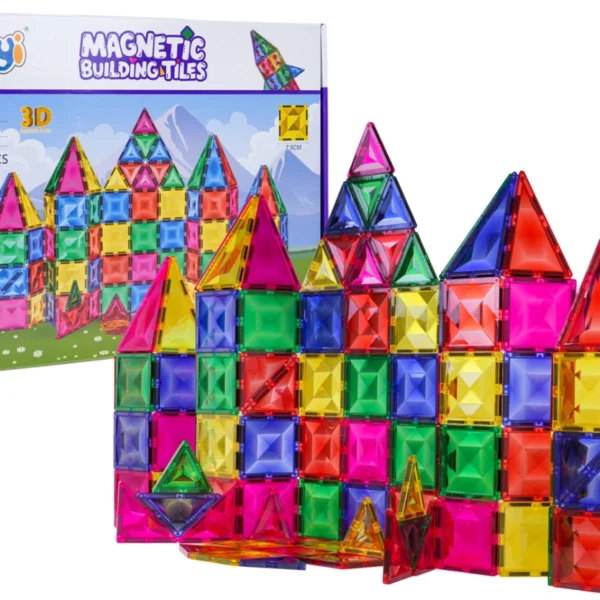 Magnetne konstrukcijske kocke 3D, 100 kosov