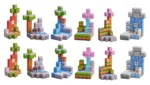 Magnetne konstrukcijske kocke 3D Veliki ustvarjalni komplet, 384 kosov - slika 15