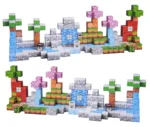 Magnetne konstrukcijske kocke 3D Veliki ustvarjalni komplet, 384 kosov - slika 3