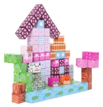 Magnetne konstrukcijske kocke 3D Živalski svet, 110 kosov - slika 6